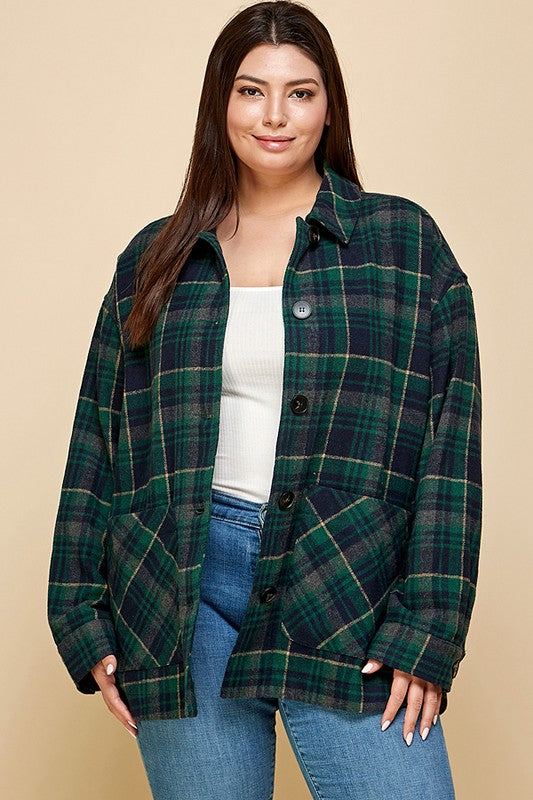 Plus Size Shacket