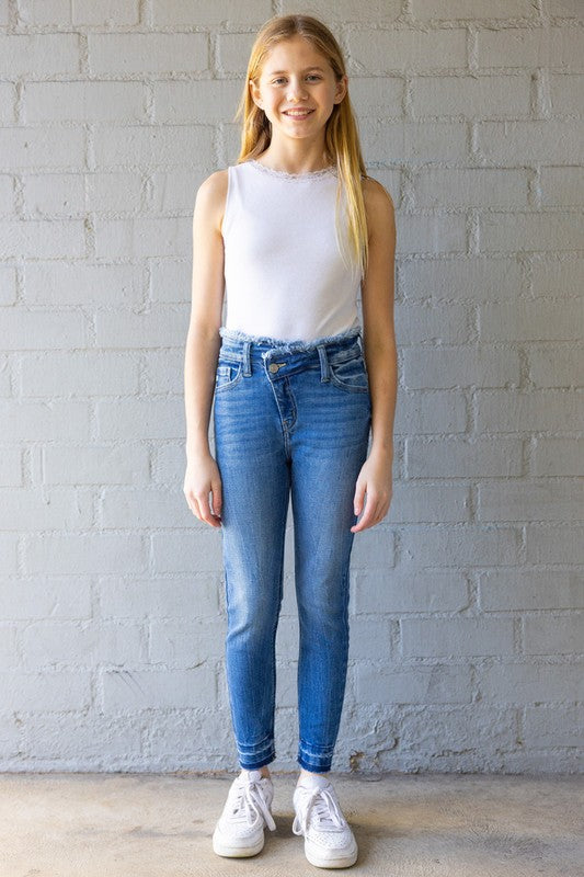 Girls KanCan High Rise Ankle Skinny Jeans