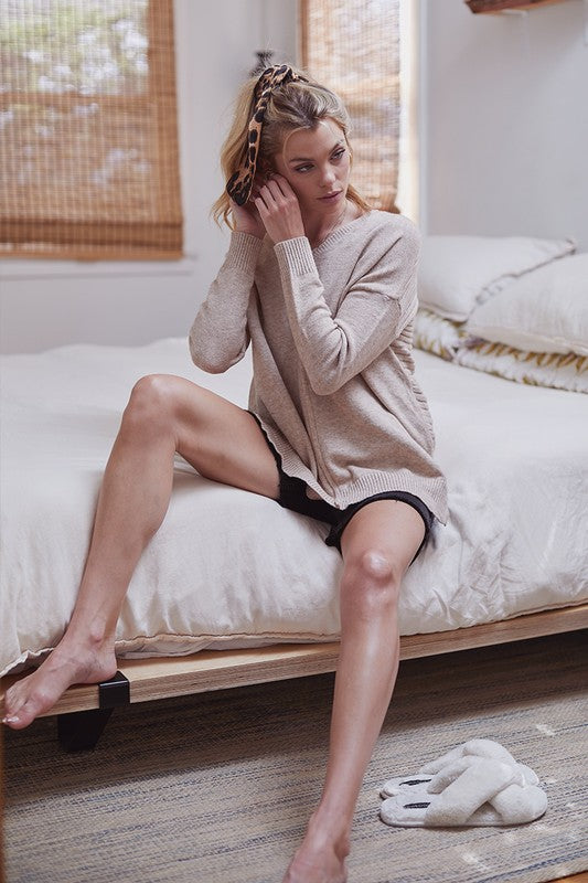 Plus Size V-Neck Sweater