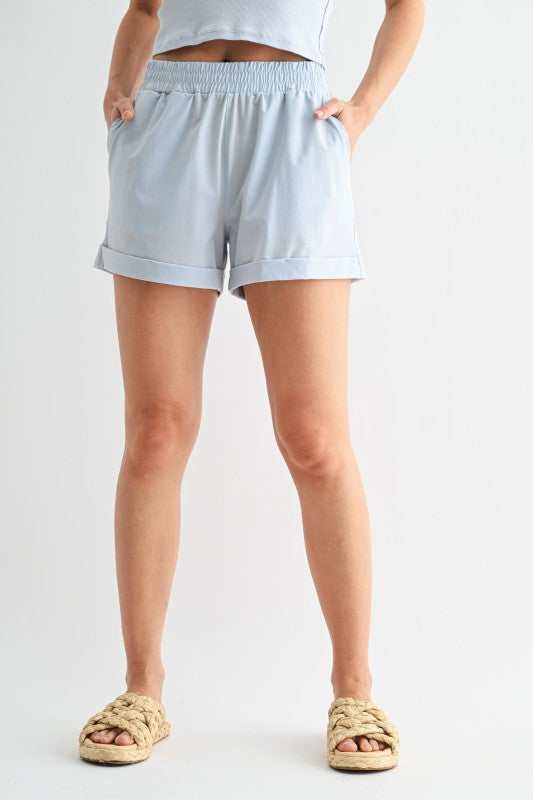 Mono B Cuffed Leg Performance Shorts