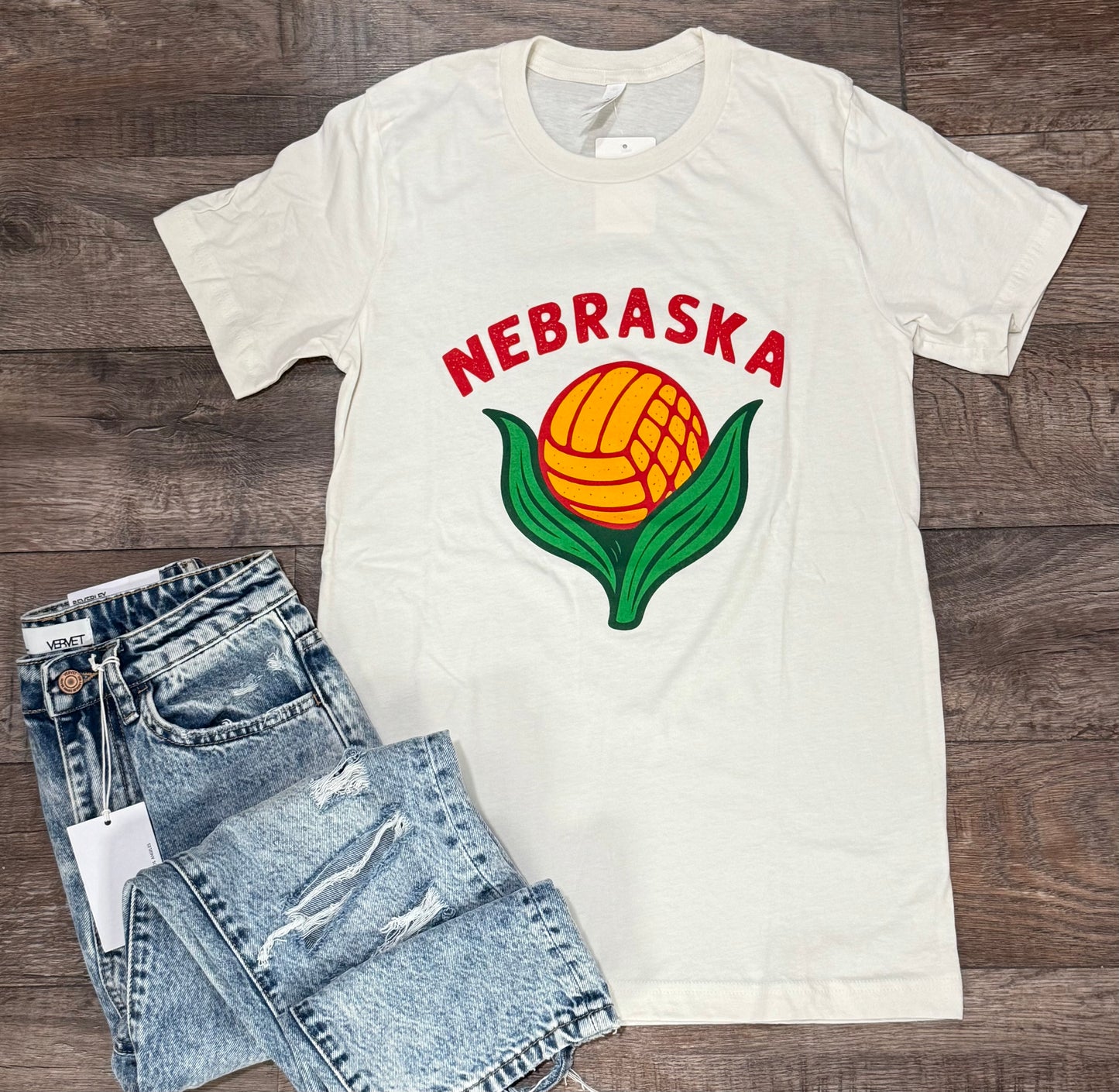 Nebraska Volleyball Corn T-Shirt
