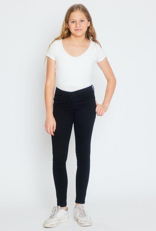 Girls KanCan Black Skinny Jeans