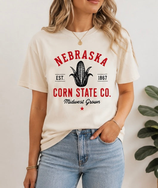 Nebraska Corn State Co. Graphic Tee