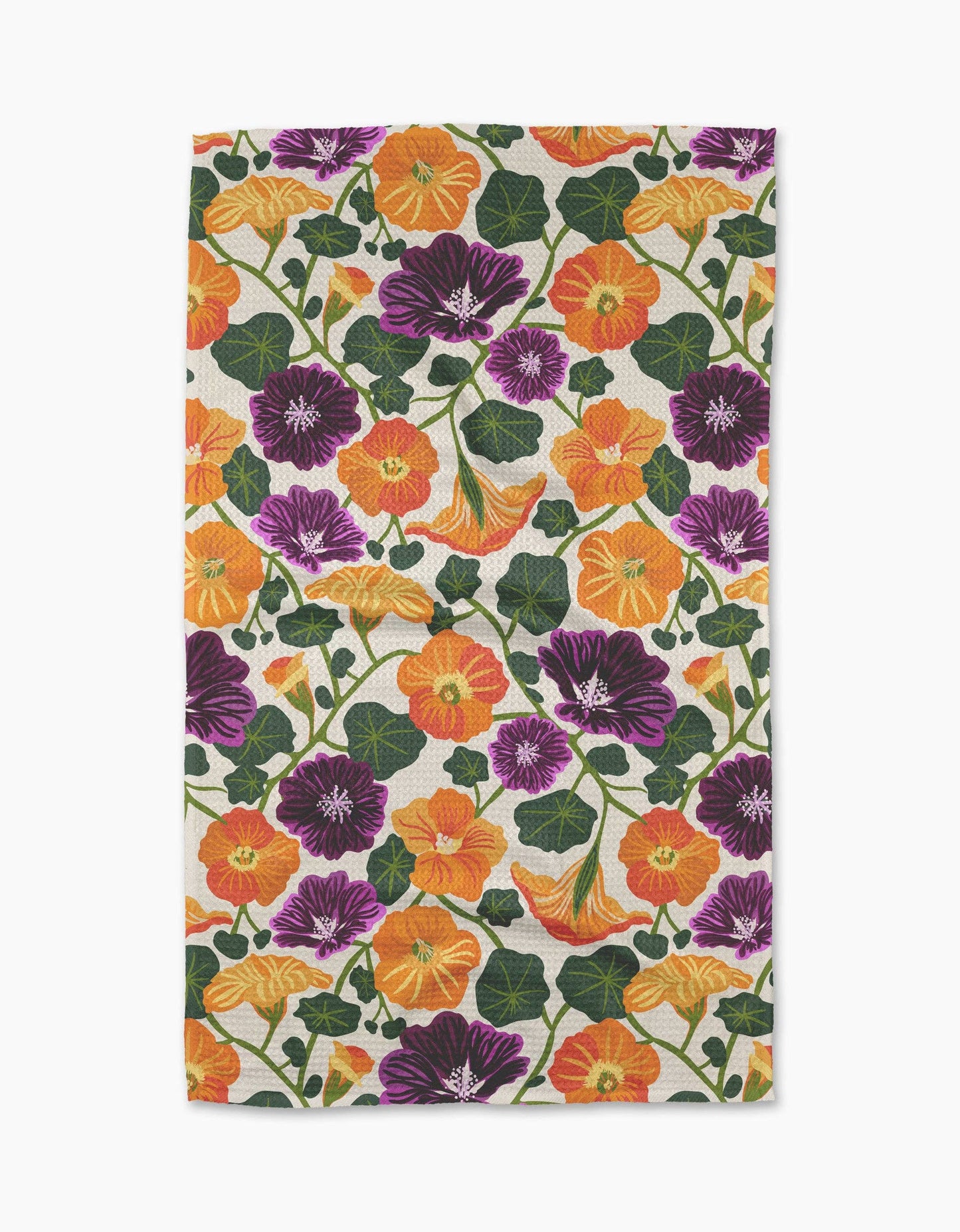 Nasturtium Garden Tea Towel