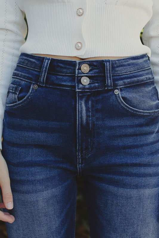 KanCan High Rise Slim Straight Jeans