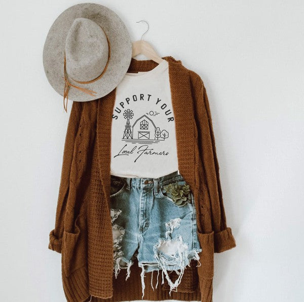 Support Your Local Farmer Graphic Tee