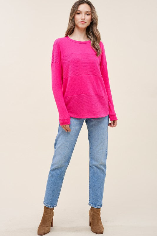 Brushed Rib Top