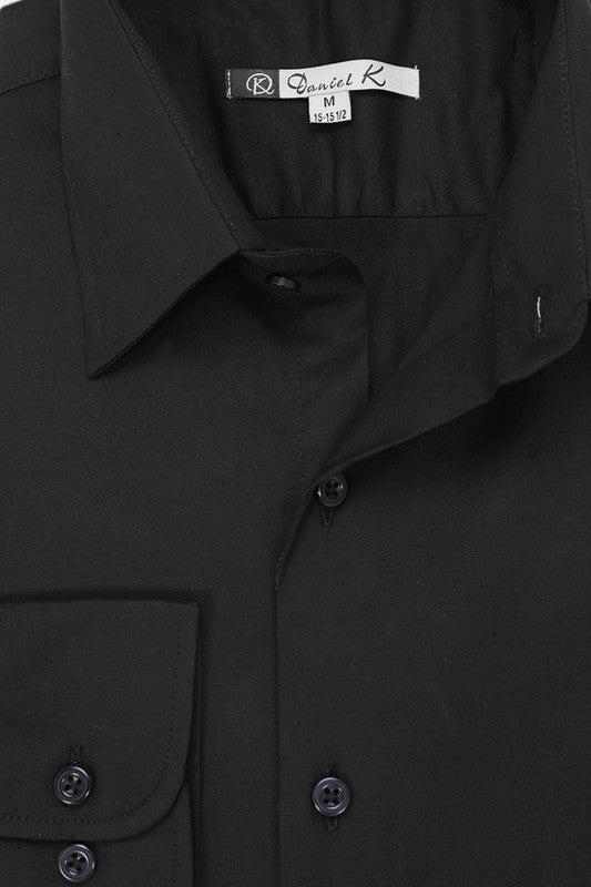 Black Long Sleeve Dress Shirt M Black Long Sleeve Dress Shirt M
