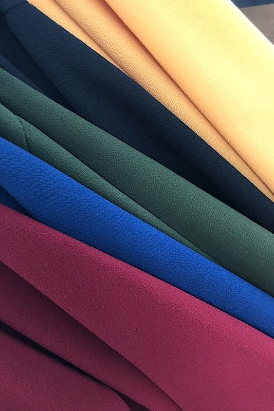 Keyhole Tie Front Blouse