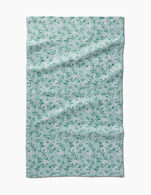Plumbago Bloom Tea Towel