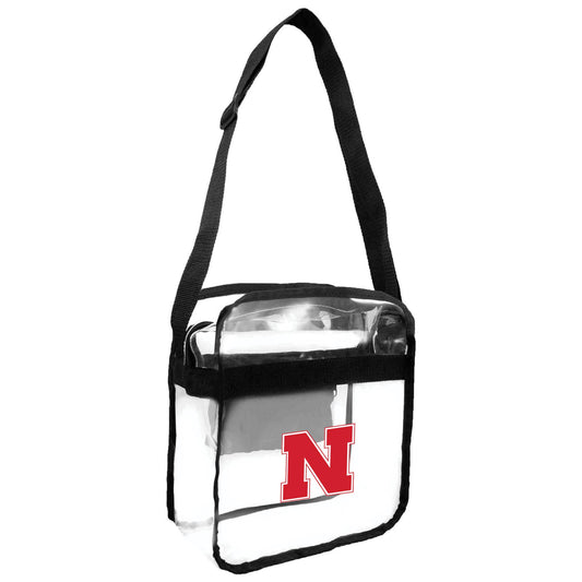 NCAA Nebraska Cornhuskers Clear Carryall Crossbody