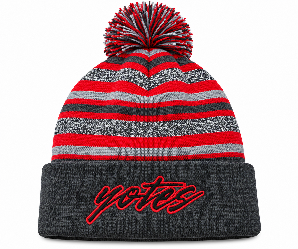 Clarkson Coyotes “Yotes” Pom Beanie