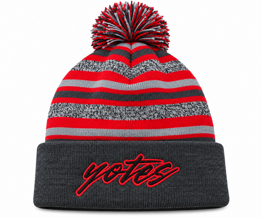 Clarkson Coyotes “Yotes” Pom Beanie
