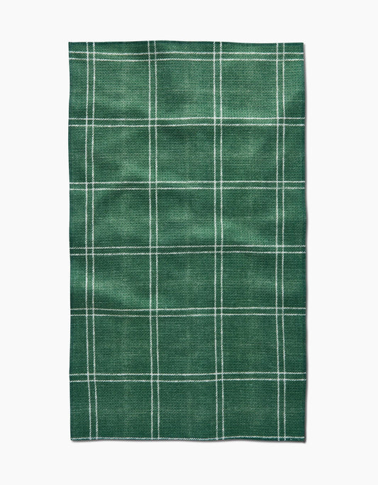 Pine Forest Plaid Tea Towel
