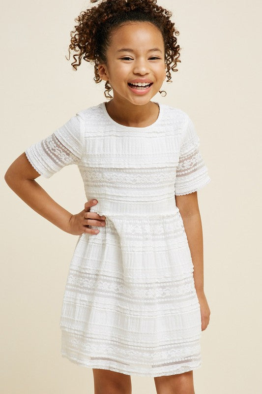 Kids Lace Babydoll Dress