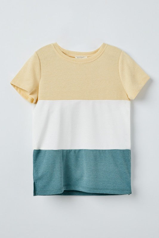 Girls Colorblock Knit Top