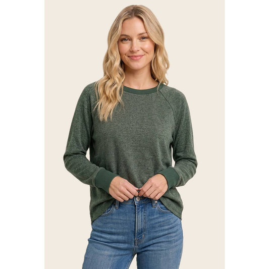 Brushed Everyday Top in Olive