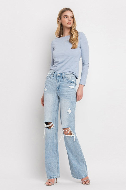Vervet 90’s Vintage Super High Rise Flare Jeans