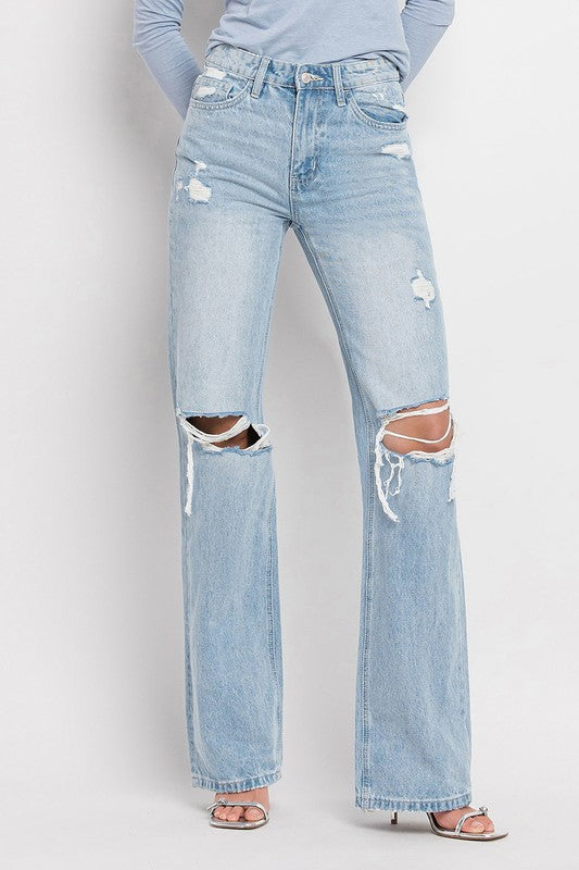 Vervet 90’s Vintage Super High Rise Flare Jeans