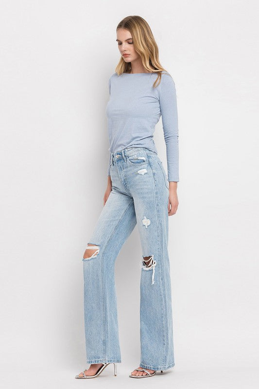 Vervet 90’s Vintage Super High Rise Flare Jeans