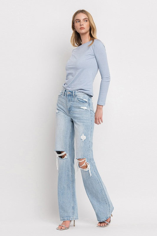 Vervet 90’s Vintage Super High Rise Flare Jeans