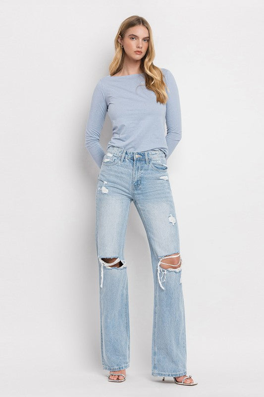 Vervet 90’s Vintage Super High Rise Flare Jeans