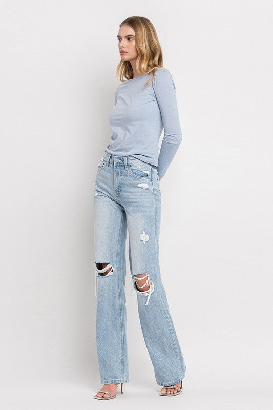 Vervet 90’s Vintage Super High Rise Flare Jeans