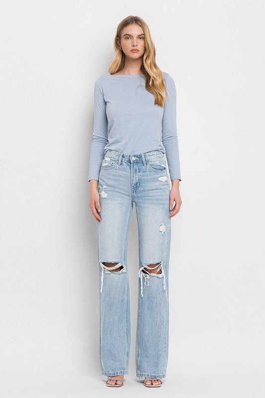 Vervet 90’s Vintage Super High Rise Flare Jeans