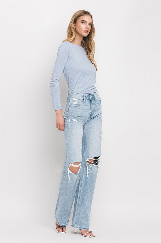 Vervet 90’s Vintage Super High Rise Flare Jeans