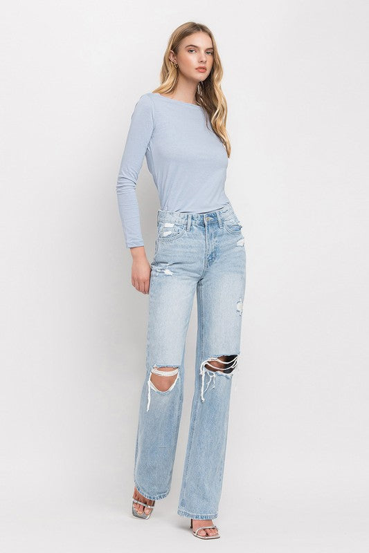 Vervet 90’s Vintage Super High Rise Flare Jeans