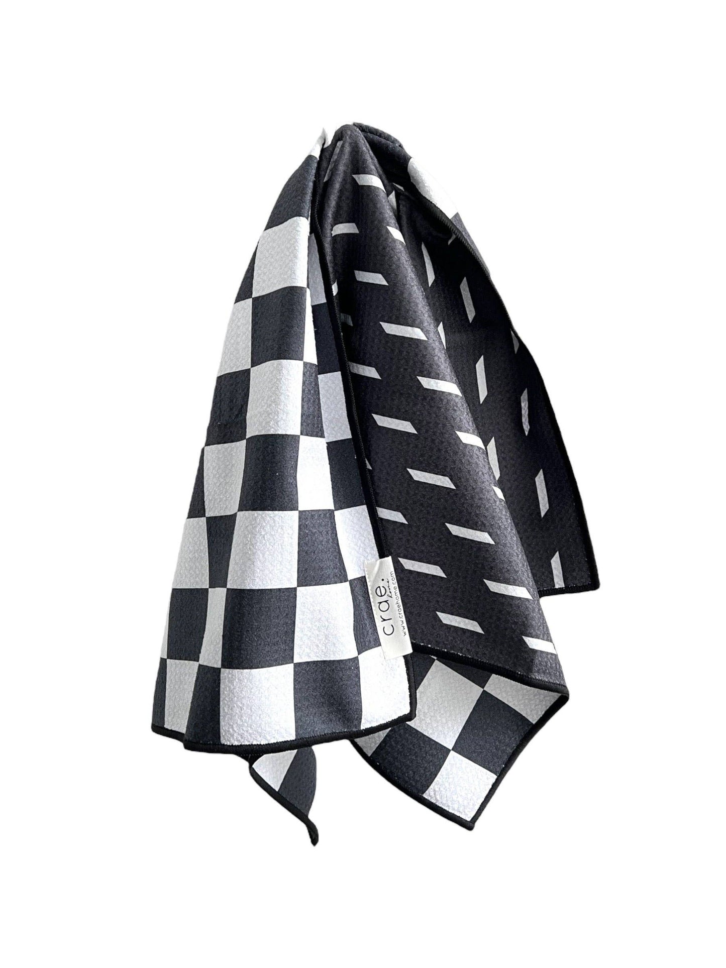 Dottie: Reversible Hand Towel: Black/White / Hand Towel