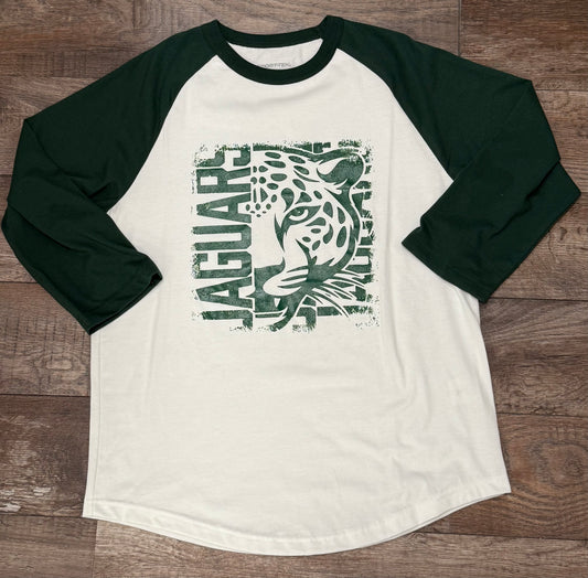 Jaguar Raglan 3/4 Sleeve T-Shirt