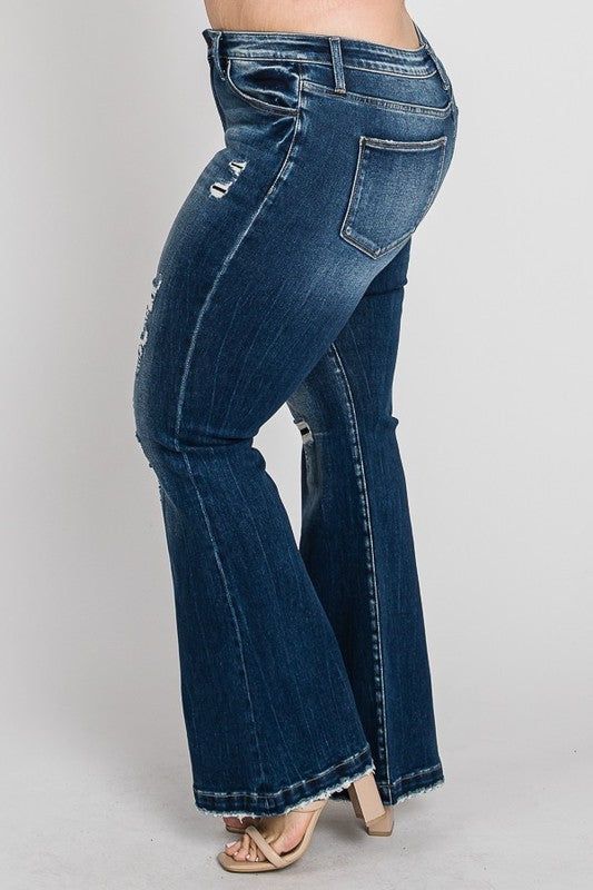 Petra Plus Size Flare Jeans – Sandhills Clothing Co.