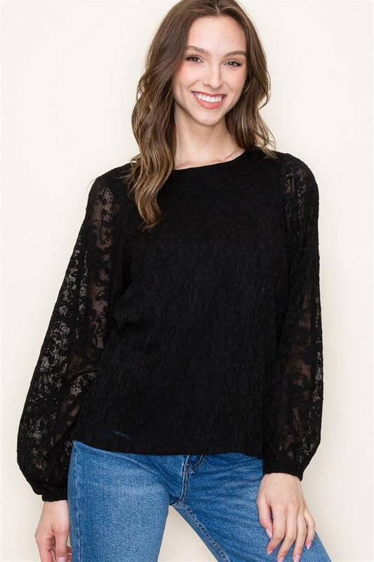 Floral Lace Top