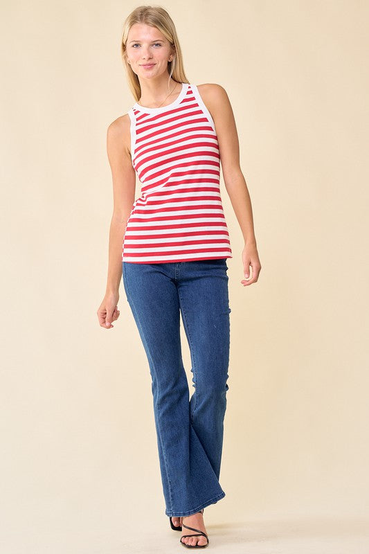 Striped Rib Tank