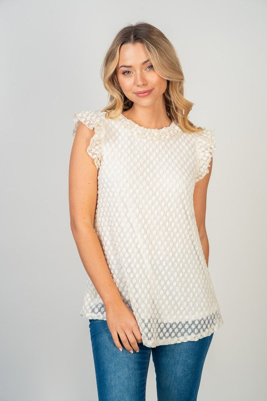 Sleeveless Solid Knit Top