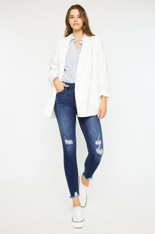 KanCan Mid Rise  Ankle Skinny Jeans