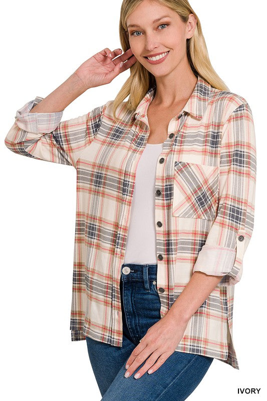 Plaid Long Sleeve Shirt