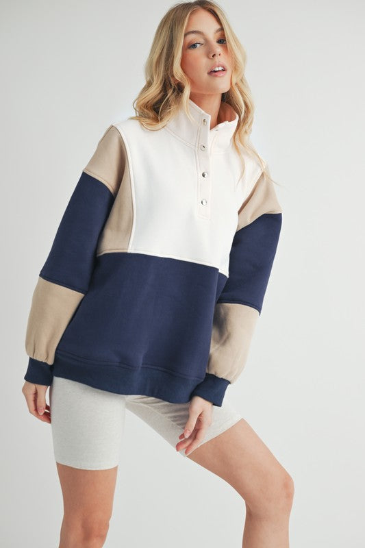 Lexa Colorblock Pullover