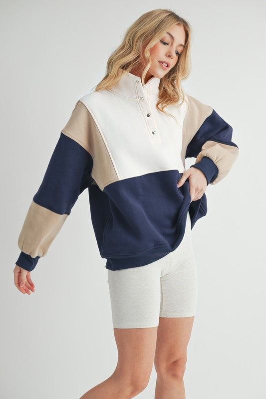 Lexa Colorblock Pullover