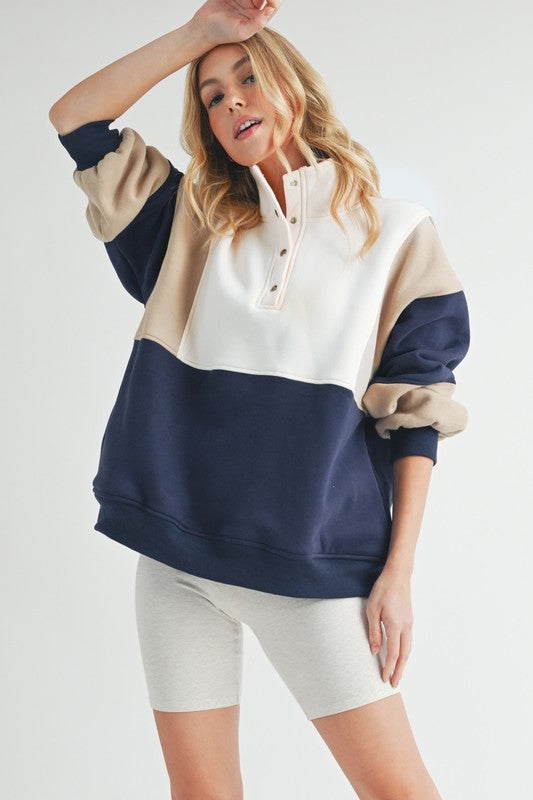 Lexa Colorblock Pullover