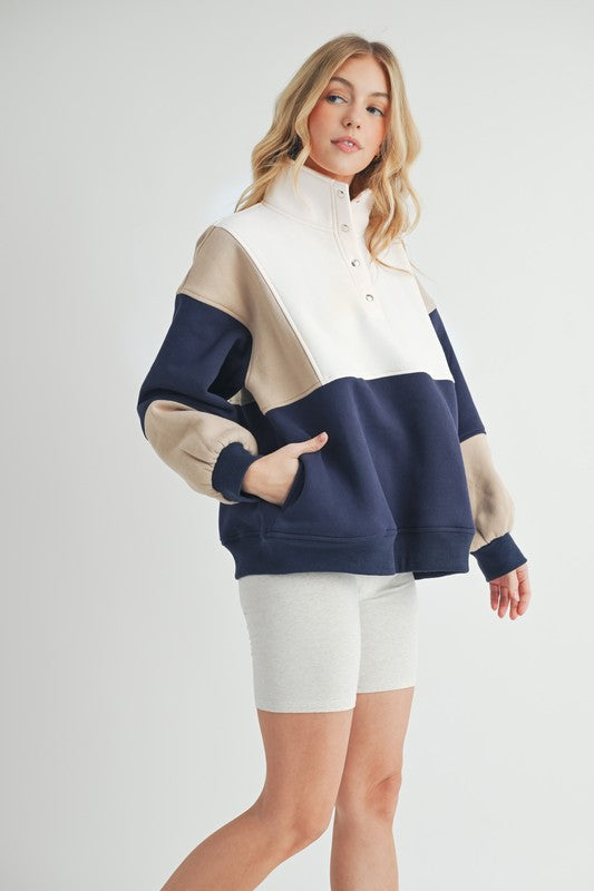 Lexa Colorblock Pullover