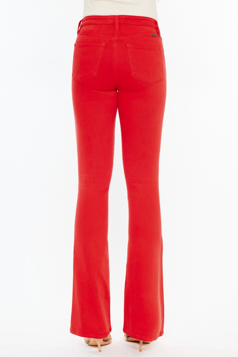 KanCan High-Rise Red Bootcut Jeans