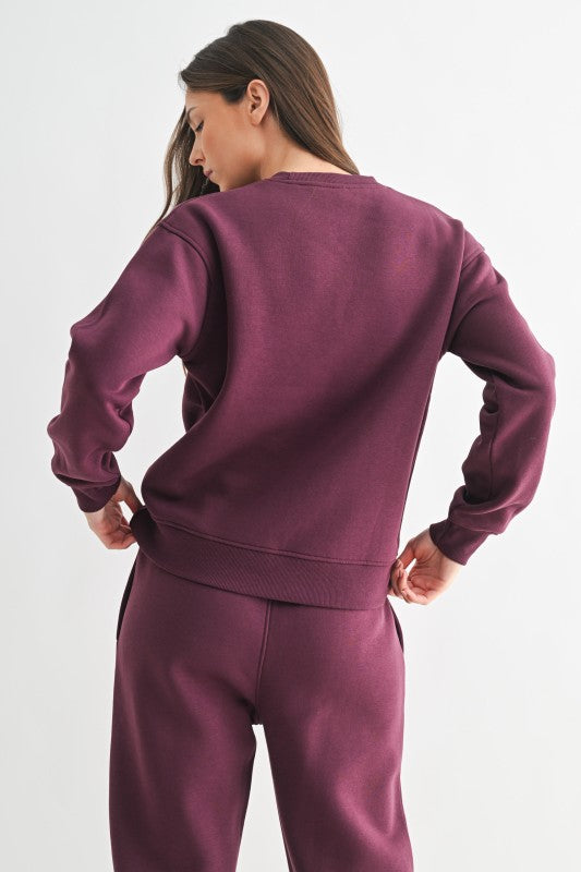 Mono B Fleece Sweatshirt