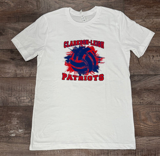Clarkson Leigh Patriots Volleyball T-Shirt