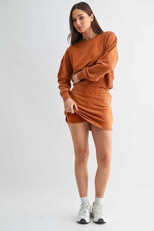 Mono B Mineral Wash Luxe Skort