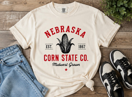 Nebraska Corn State Co. Graphic Tee