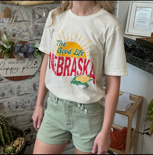 Nebraska the Good Life T-Shirt ** PREORDER COMING IN SOON