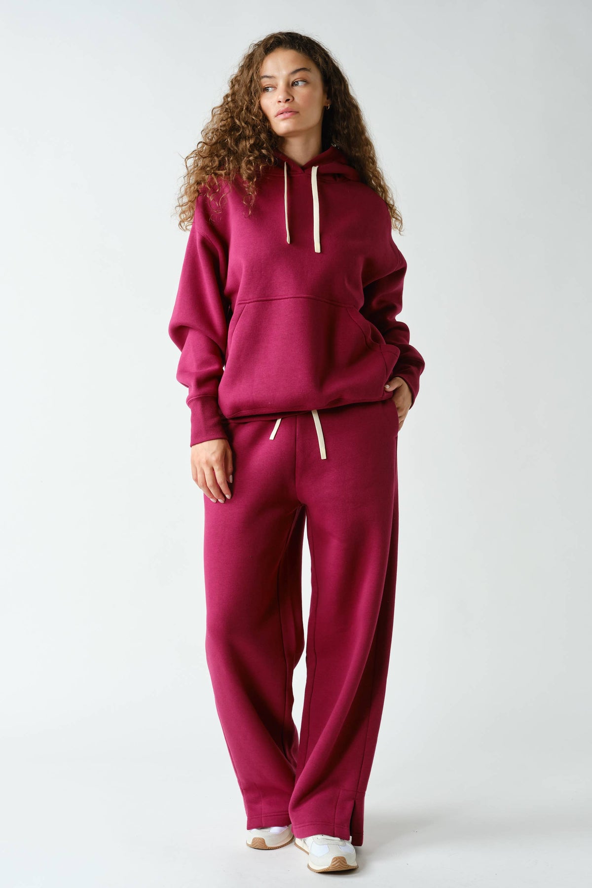 Mono B Espresso CloudWalk Pullover Fleece Hoodie