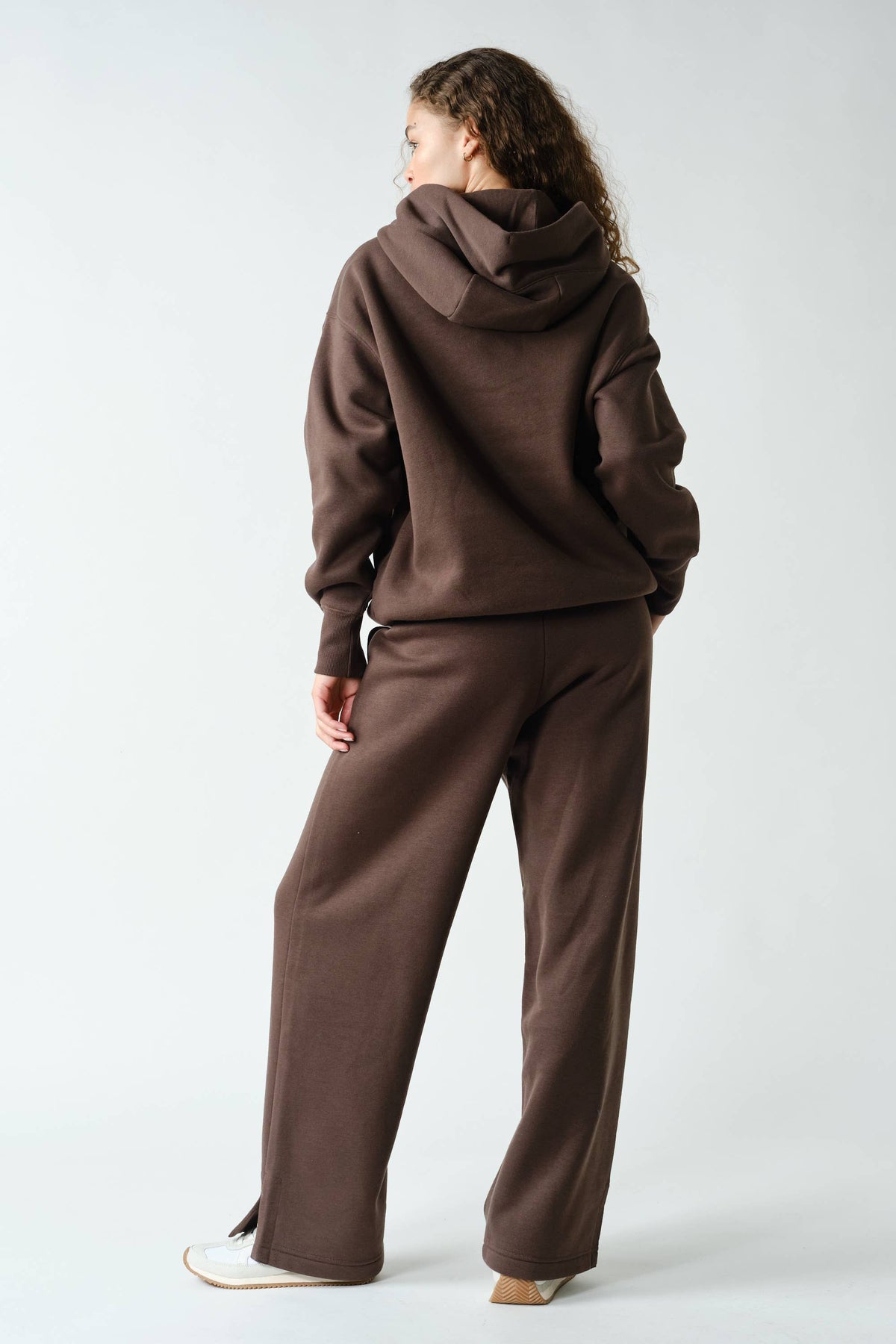 Mono B Espresso CloudWalk Pullover Fleece Hoodie